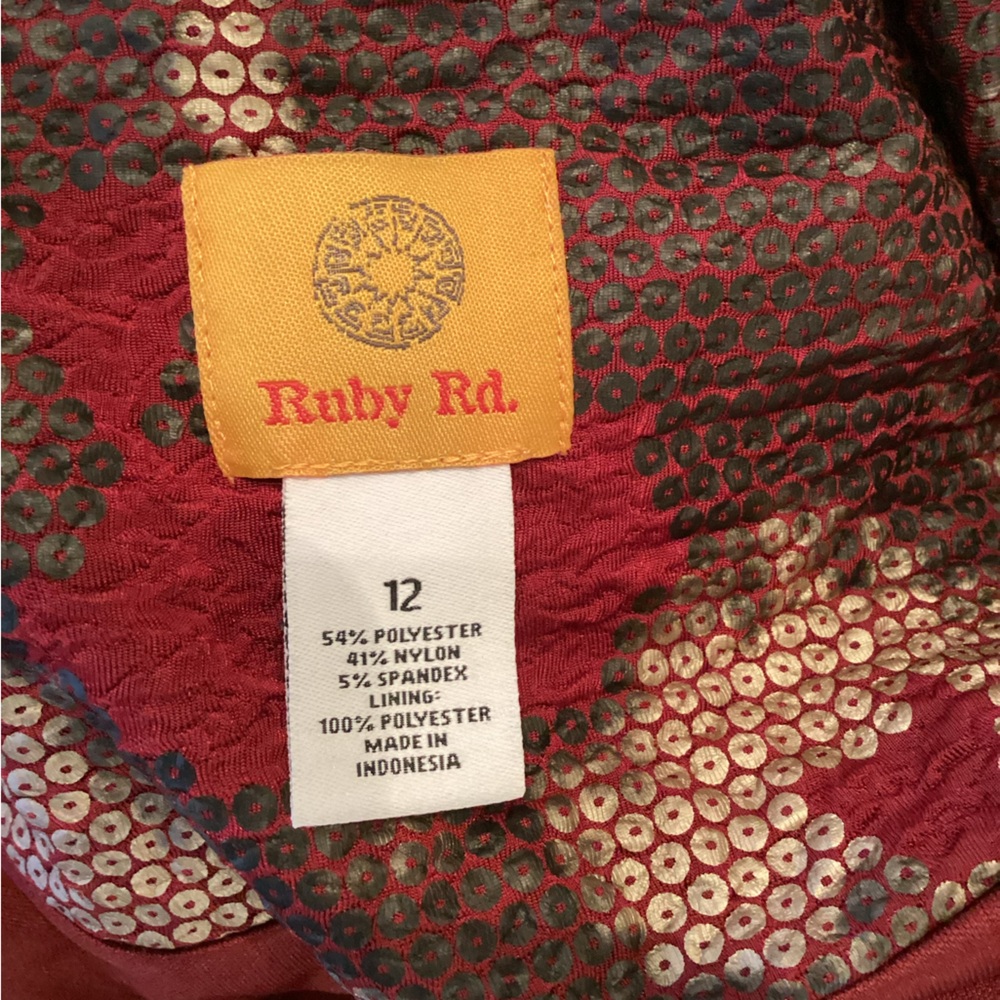 Ruby Rd. Bomber Jacket Size 12 - Picture 9 of 11